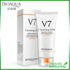 Очищающая пенка V7 для лица на витаминной основе Bioaqua